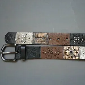 Fossil ?️ Studded Genuine Leather Belt Size M Fossil | Accessories | Size M Fossil Genuine Leather Studded  main image 4